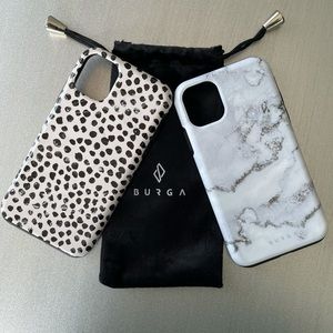 Two Burga iPhone 11 Phone Cases